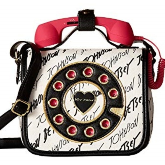 Betsey Johnson Handbags - Betsey Johnson CALLING ALL GIRL FRIENDS MINI PHONE